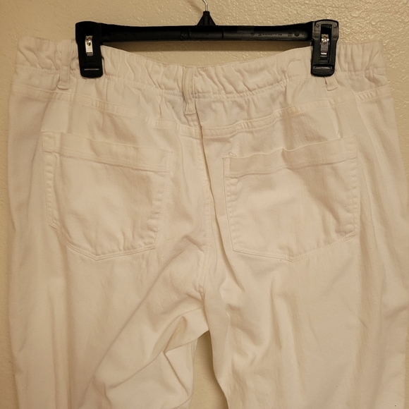 Habitat White Cropped Pants - Picture 5 of 5